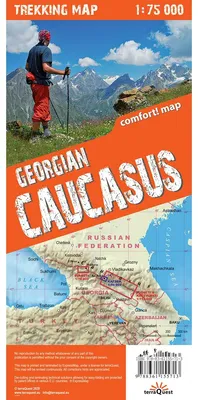 Obrázok produktu pre Mapa trekkingowa Kaukazu Gruzińskiego 1:75 000 laminowana