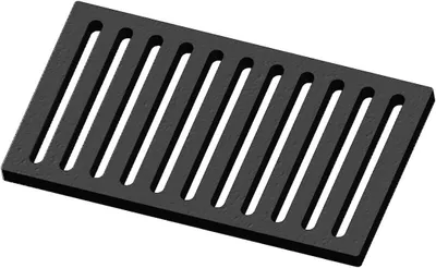 Produktbild von Eckiger Kaminrost/Ascherost 320 x 180 x 15 mm für verschiedene Kaminofenmodelle