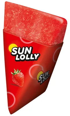Zdjęcie produktu dla Sun Lolly lód wodny do samodzielnego zamrażania o smaku truskawkowym 8 szt