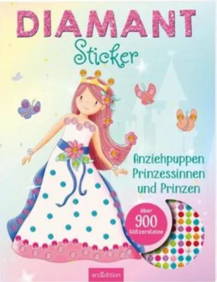 Produktbild von Diamantsticker Anziehpuppen - Prinzessinnen und Prinzen