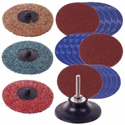Produktbild von Satz Schleifpapier und Schleifscheiben 75 mm, 19-teilig für Schleifmaschinen