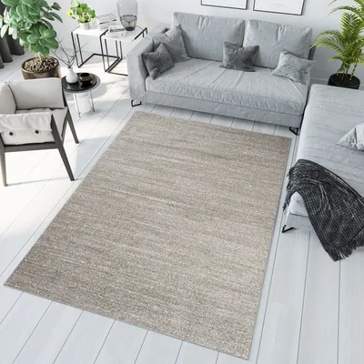 Obrázok produktu pre Koberec Obývacia izba Spálňa Krátky vlas Moderný tavený dizajn Tmavo šedá  180 x 260 cm