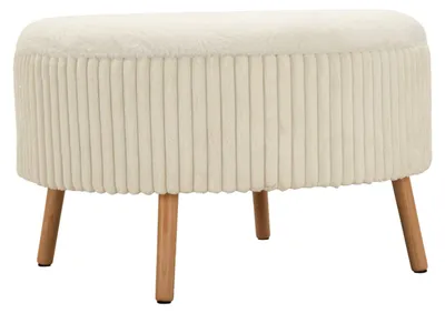 Obrázok produktu pre Stolička Goteborg 83 x 56 x 83 cm MDF Polyester Biela Hnedá