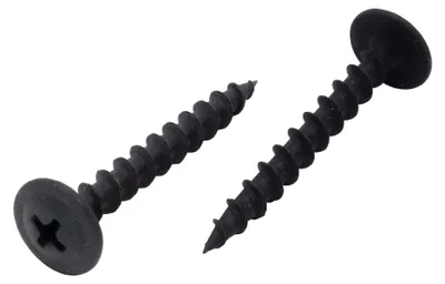 Produktbild von PROTEKTOR 200x Schnellbauschraube Feingewinde, Gipskarton Schrauben DIN18182-2, FN 4,2mm x 35mm Schwarz Trockenbau Schrauben, Rigipsschrauben, Germany
