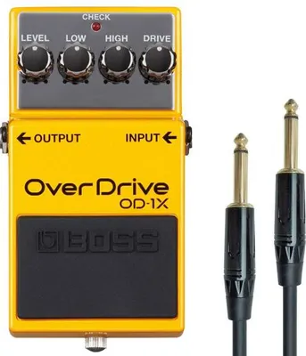Immagine prodotto di Pedale effetti Boss OD-1X Overdrive con cavo