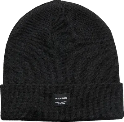 Produktbild von Jack & Jones 12160311_2161_S/M, Kind, Uni, Hut, Schwarz, Wollstrickmütze, S/M