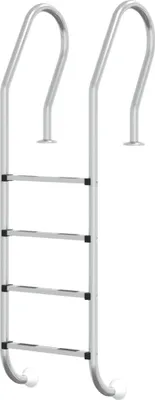 Produktbild von vidaXL Pool-Leiter 54x38x184,5 cm Edelstahl 304