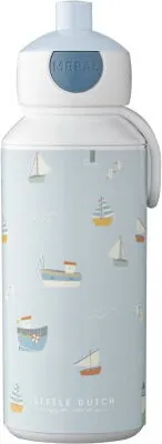 Produktbild von Trinkflasche Pop-up Campus 400 ml Little Dutch- Sailors Bay