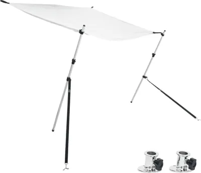 Obrázek produktu pro vidaXL T-top stínící nástavec bílý 174x205x (115-194) cm