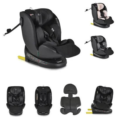 Obrázek produktu pro Dětská autosedačka Cangaroo i-Size Castor (40-150 cm) Skupina 0/1/2/3 Isofix, ochrana hlavy černá
