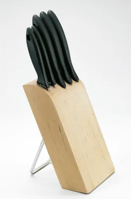 Zdjęcie produktu dla Fiskars 1023782, Blok do noży z otworami, Drewno, Drewno, Prostokąt, 21 cm, 1 szt.