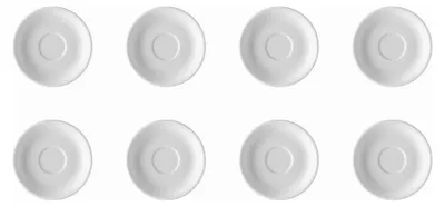 Produktbild von 8 x Kaffee-/Tee-Untertasse 14 cm - Trend Weiß - Thomas - 11400-800001-14741