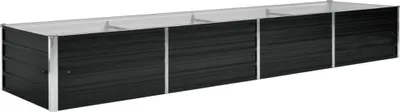 Obrázek produktu pro Vyvýšený záhon antracitový 320 x 80 x 45 cm pozinkovaná ocel