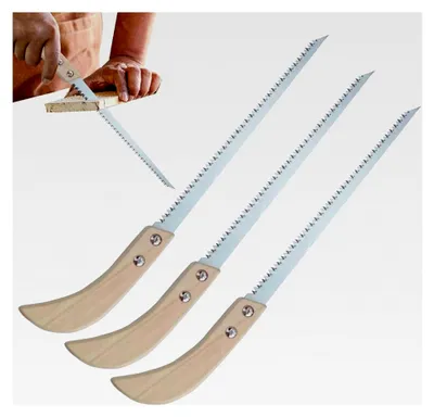 Produktbild von Gartenhandsäge | 3-teilige Astsägen für Baumschnitt | Sägeblatt für Camping, Gartenarbeit, Jagd, Holzschnitt, Holzbearbeitung
