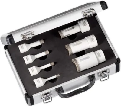 Produktbild von Carat DIAMANTBOHRER SETS MASTER 6 8 10 12 20 27 35 mm M14 Koffer EHSSET04NF
