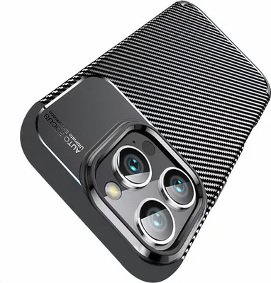 Obrázok produktu pre AVANA iPhone 16 Pro Max Silikónové puzdro Slim Case Black Carbon Optic