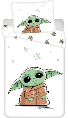Imagen del producto de Juego de sábanas de Star Wars, suave algodón, 140x200 cm y 70x90 cm