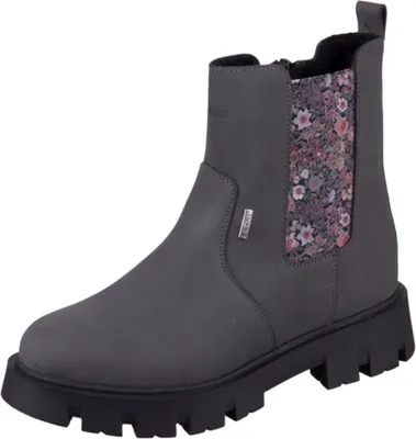 Produktbild von Däumling Halbstiefel für Kinder Winter in Grau und Rosa mit Reißverschluss