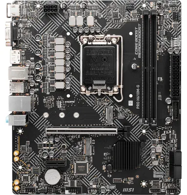 Obrázek produktu pro MSI PRO H610M-G, Intel, LGA 1700, Intel® Core™ i9, LGA 1700, DDR5-SDRAM, 96 GB