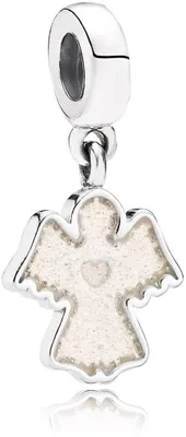 Produktbild von Pandora 791238EN51 Silber Charm-Anhänger Engel