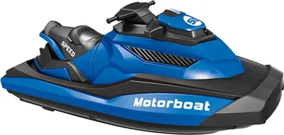 Produktbild von 2.4G Fernbedienung Boot Motor Geschwindigkeit High Yacht Modell Elektrisches Spielzeug Wasser Sommer blau