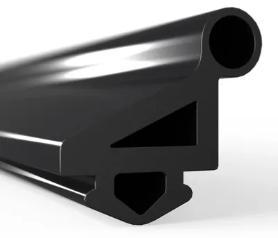 Zdjęcie produktu dla Uszczelka centralna Aluprof 120513 EPDM czarna 1 m do okien i drzwi aluminiowych s-513