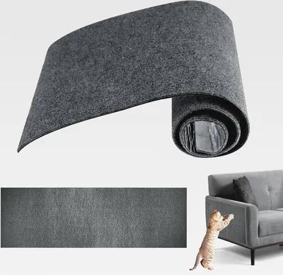 Produktbild von Kratzteppich Selbstklebend Kratzmatte für Katzen, Kratzschutz Sofa Katze, 30 * 100 cm Kratzschutz Wand, DIY Climbing Cat Scratcher, für Katzenfür Möbel Couch Tür Wand Kratzabwehr