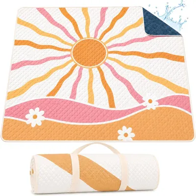 Productafbeelding van Picknickmat 200x200 cm, waterdicht, voor strand