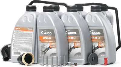 Produktbild von VAICO Ölwechselkit für Automatikgetriebe Satz 5 Gang 7L passend für MERCEDES-BENZ C-Klasse Limousine (W204) W5A 580 W5A 900 W5A 380 W5A 330 722.6
