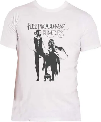 Produktbild von Fleetwood Mac - "Rumours" T-Shirt für Herren/Damen Uni RO1265 (M) (Weiß)