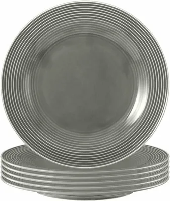 Produktbild von Seltmann Weiden Beat Perlgrau Frühstücksteller 6er Set