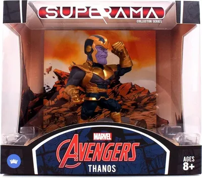 Image de Mini diorama Marvel Superama THANOS taille 10 cm