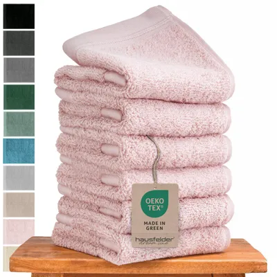 Produktbild von Hausfelder Gästehandtücher Set Handtücher (Hellrosa, 6 Gästehandtücher)