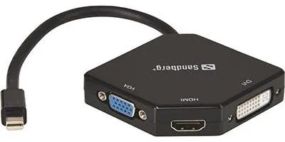 Immagine prodotto di SANDBERG Adattatore MiniDP>HDMI+DVI+VGA - Convertitore video