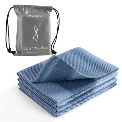 Produktbild von Faltbare Yogamatte Gymnastikmatte Fitnessmatte - 5 mm - 31 x 25 x 6 cm - Rutschfest - Für Yoga, Pilates und Fitness