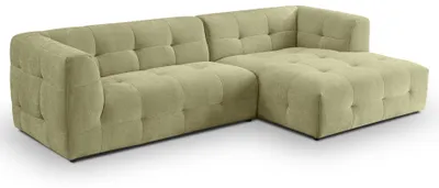 Produktbild von Sofa "Astaro" in grün Webstoff Ecksofa 5-Sitzer 292 x 161 cm