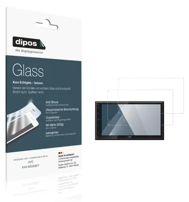 Image de 2x Protection écran pour JVC KW-M593BT Verre souple Film Protecteur 9H dipos
