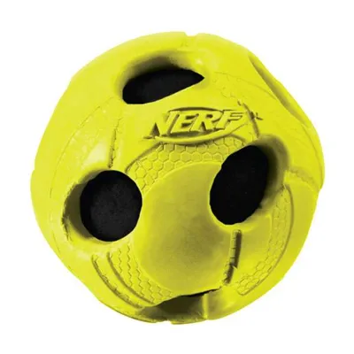 Produktbild von NERF DOG Wrapped Bash Ball (gummiummantelt) - L=8,9 cm