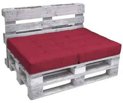 Immagine prodotto di Cuscino per panca da esterno Beautissu ECO Elements, 120x80 cm, rosso