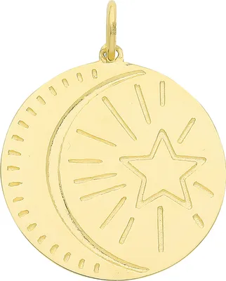 Produktbild von Edler 9 Karat (375) Gold Damen - Anhänger - 21mm*17mm; TRS34379