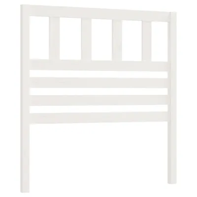Obrázok produktu pre vidaXL Čelo postele biele 81x4x100 cm z masívneho borovicového dreva