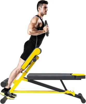 Image de Banc de fitness multifonctionnelle pour un entraînement complet du corps, équipement de fitness polyvalent pour l'extension du dos