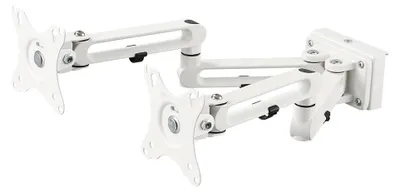 Produktbild von Deltaco DELO-0158, 16 kg, 43,2 cm (17"), 81,3 cm (32"), 75 x 75 mm, 100 x 100 mm, Weiß
