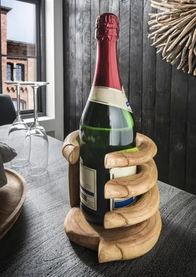 Produktbild von Weinflaschenhalter Hand Suar Flaschenhalter