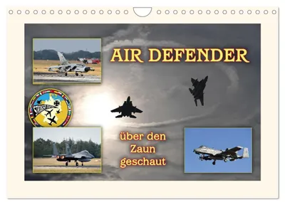 Wandkalender 2027 A4 quer: Air Defender 2023 - NATO-Manöver