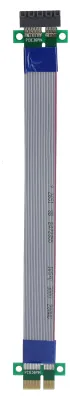 Zdjęcie produktu dla Przedłużacz PCIE 1X Riser Card Extender DoubleSpeed ​​MaletoFemale Adapter Ribbon EP051