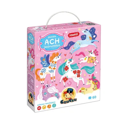 Zdjęcie produktu dla CZUCZU Puzzle Ach Jednorożce 92405 - Edukacyjne Puzzle dla Dzieci