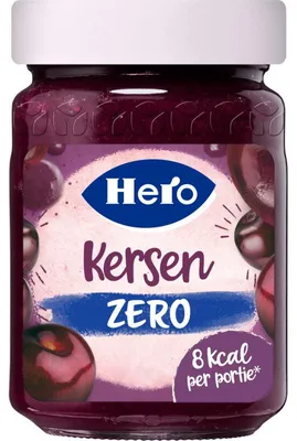 Produktbild von Hero Fruitspread Zero Kirsche 300g – Zuckerfreier, veganer Kirsch-Fruchtaufstrich