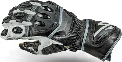 Zdjęcie produktu dla Rękawice motocyklowe Lindstrands Bergby, czarny/biały, 13