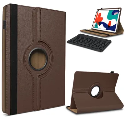 Produktbild von Tablet Schutz Hülle für Huawei MatePad Pro 10.8 Tastatur Tasche Bluetooth QWERTZFarbe 360 Uni:Braun